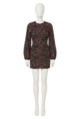 NEW GILNER FARRAR molly dress in ditsy geo